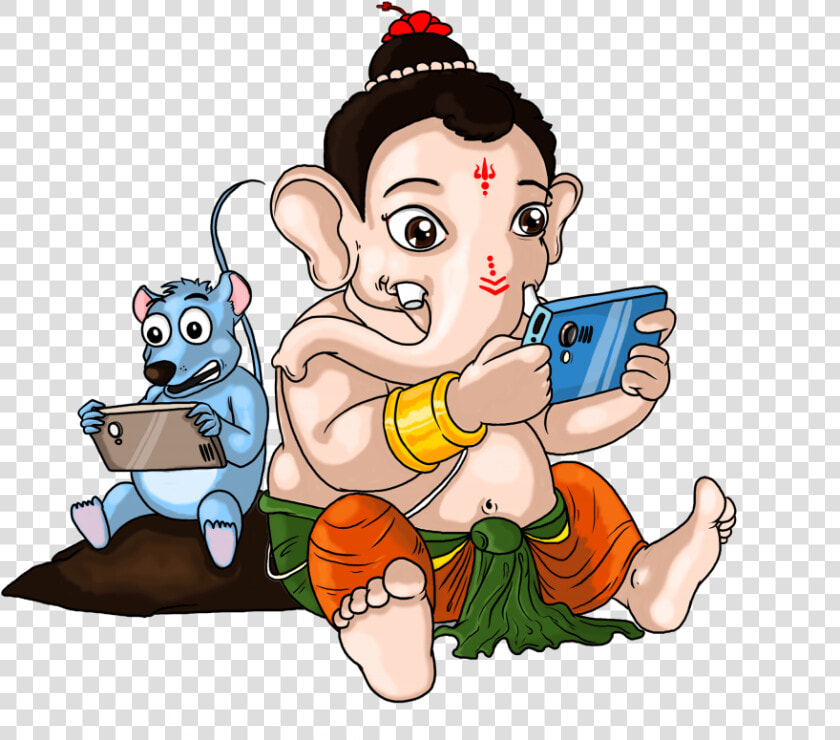 Ganesh Chaturthi Whatsapp Stickers  HD Png DownloadTransparent PNG