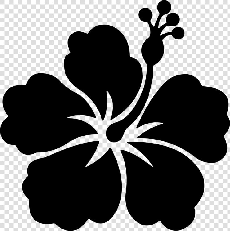 Shoeblackplant Flower Stencil Wall Decal Sticker  HD Png DownloadTransparent PNG