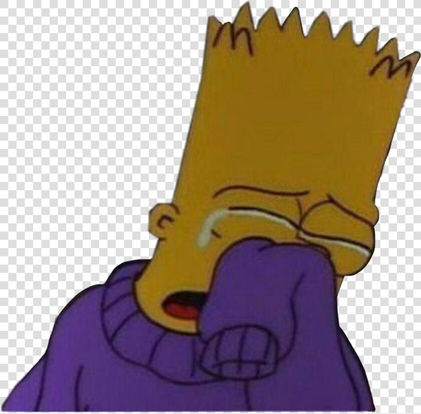  bartsimpson  depressed  sad  crying  simpsons  freetoedit  HD Png DownloadTransparent PNG