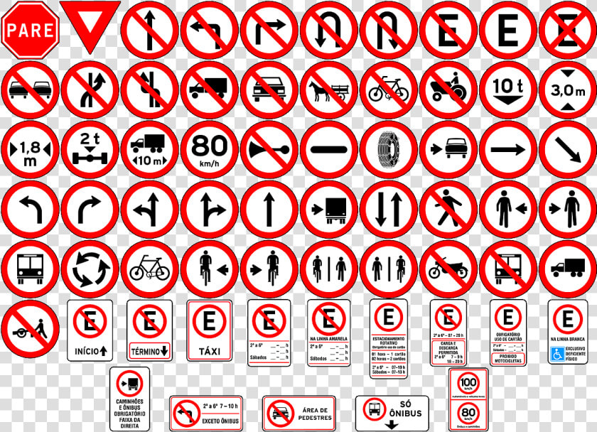 Placas Regulamentacao Aimore   Traffic Sign  HD Png DownloadTransparent PNG