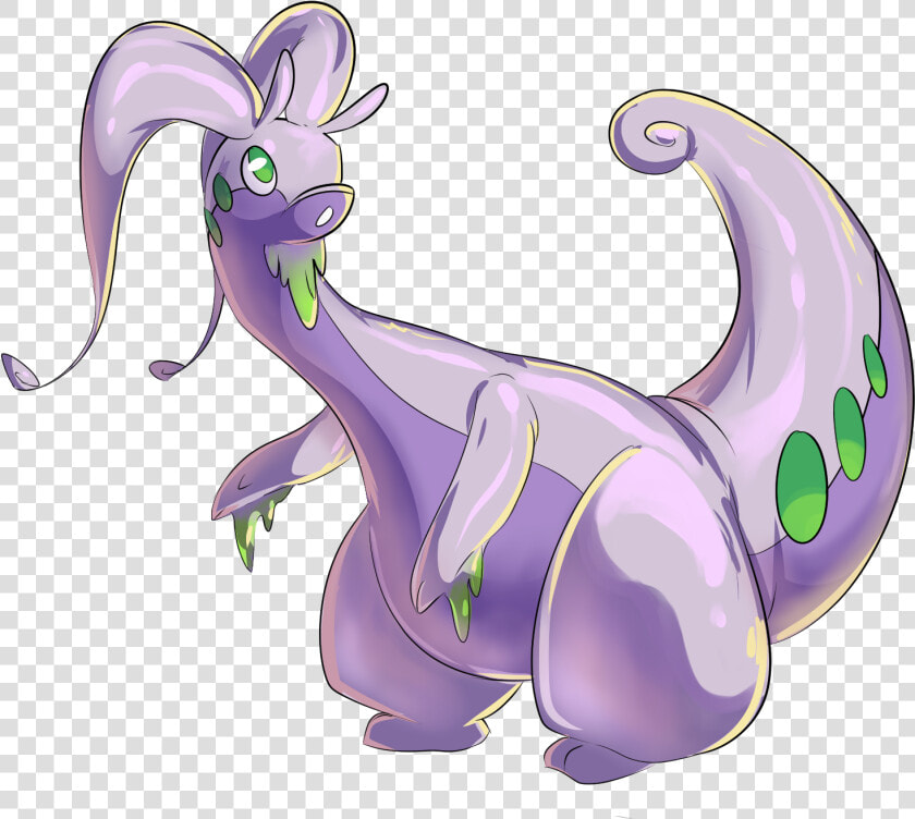 Cartoon   Png Download   Goodra No Background  Transparent PngTransparent PNG