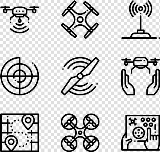 Drones   Design Vector Icon  HD Png DownloadTransparent PNG