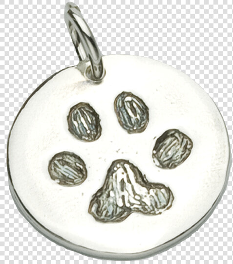 Dog Paw Charm  Carved   Locket  HD Png DownloadTransparent PNG