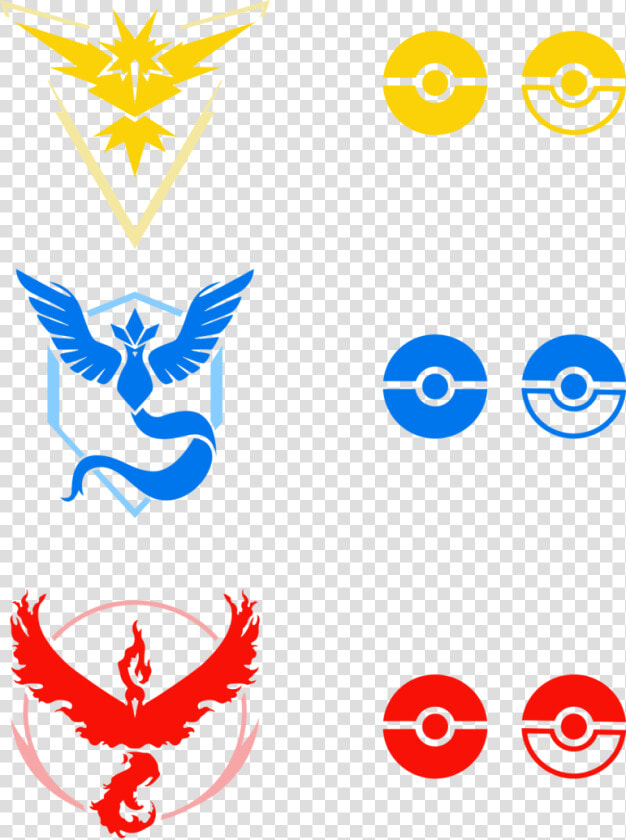 Vector Unity Team   Team Valor Pokemon Go  HD Png DownloadTransparent PNG