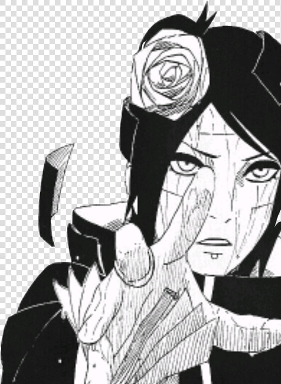  konan  naruto   Konan Vs Obito Manga  HD Png DownloadTransparent PNG