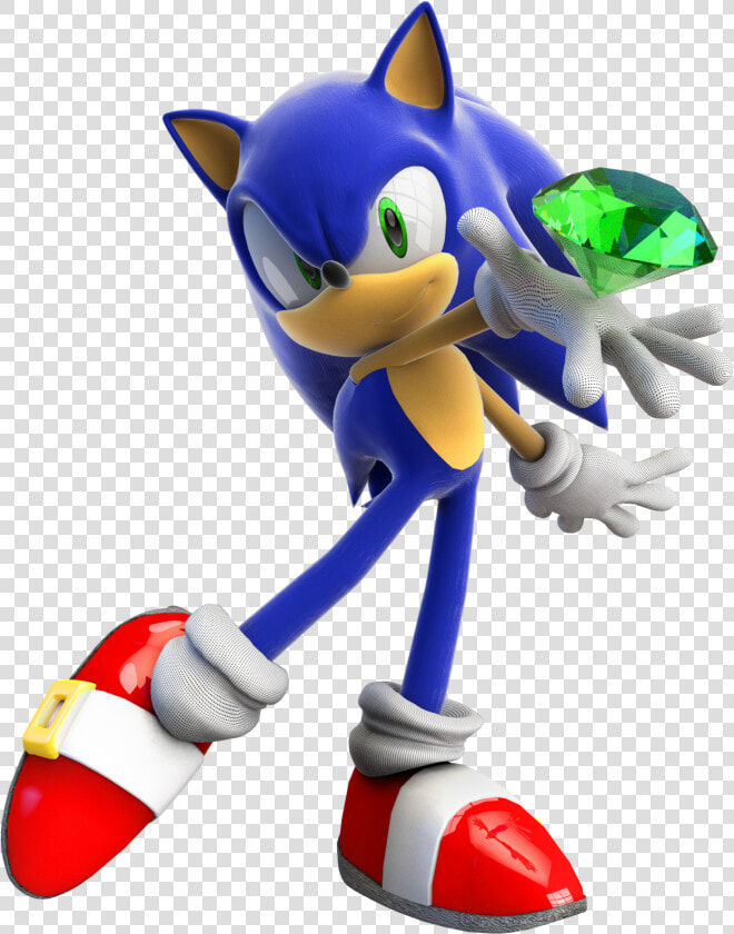 Sonic Chaos Emerald   Sonic With Chaos Emeralds  HD Png DownloadTransparent PNG