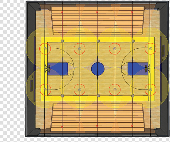 Basketball Court Template With Bleachers  HD Png DownloadTransparent PNG