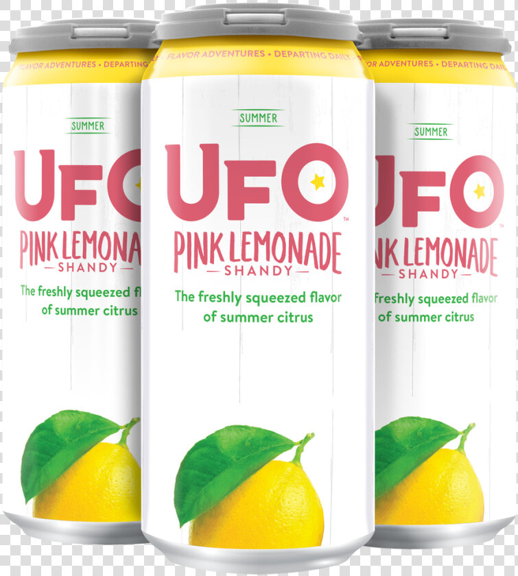 Ufo Pink Lemonade Shandy 16oz Can 4 pack  Pdf   Juicebox  HD Png DownloadTransparent PNG