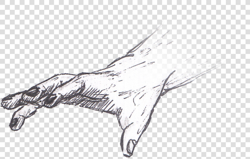 Transparent Clipart Of Hands Reaching Out   Hand Drawing Png  Png DownloadTransparent PNG