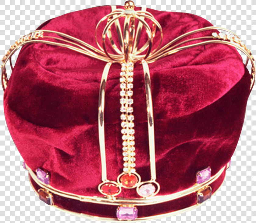 Jeweled Red Velvet Kings Crown   Red Kings Crown  HD Png DownloadTransparent PNG