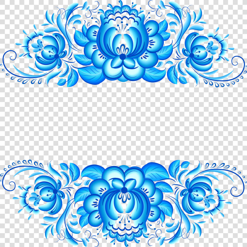 Medallion Vector Floral   Blue Floral Background Vector Png  Transparent PngTransparent PNG