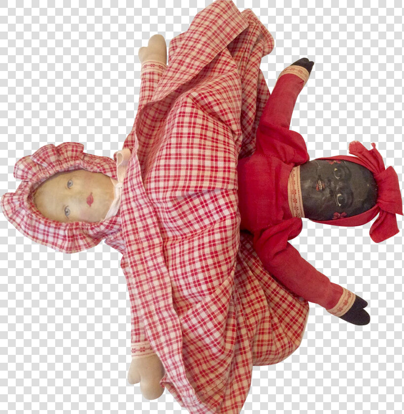 Antique Cloth Bruckner Topsy Turvy Black White Rag   Stuffed Toy  HD Png DownloadTransparent PNG