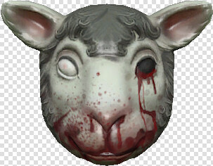 Csgo Facemask Sheep Bloody   Portable Network Graphics  HD Png DownloadTransparent PNG