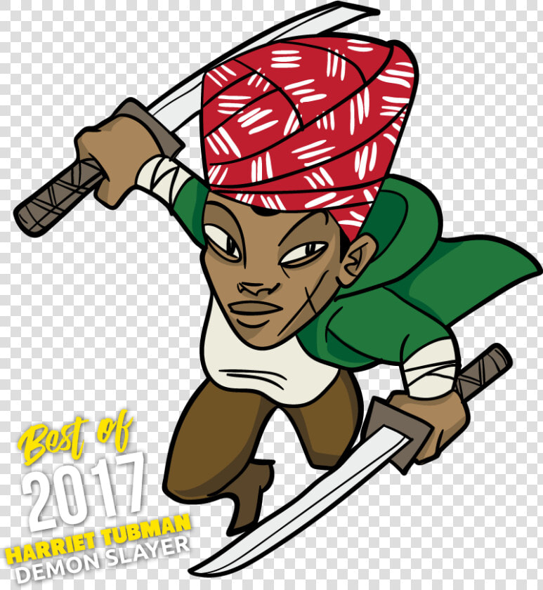 Harriet Tubman Demon Slayer By David Crownson  HD Png DownloadTransparent PNG