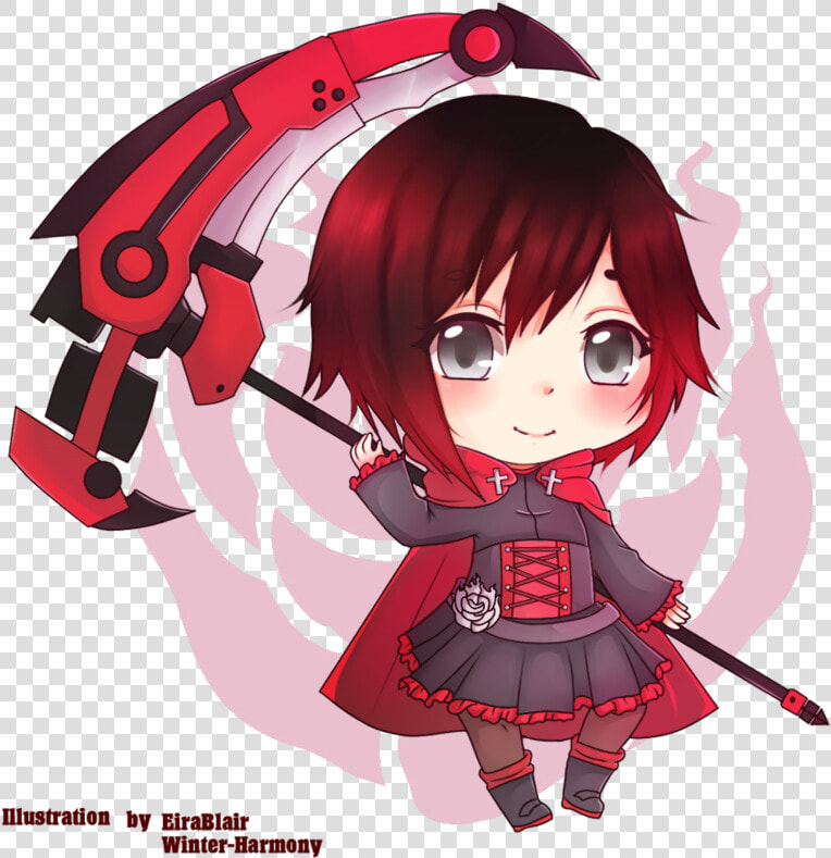 Ruby Drawing Rose   Chibi Ruby Drawing  HD Png DownloadTransparent PNG