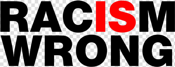 Racism Is Wrong  Typography   Graphics  HD Png DownloadTransparent PNG