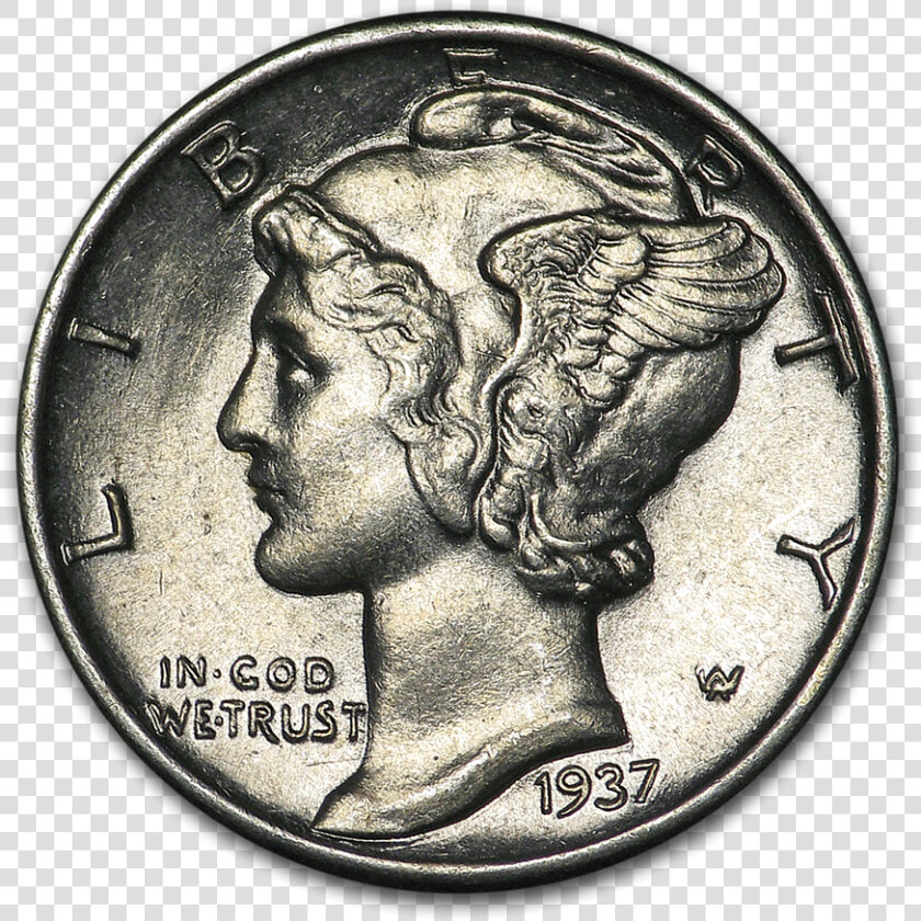 Mercury Dime  HD Png DownloadTransparent PNG