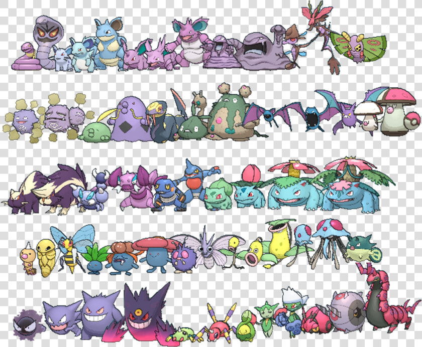 Pokemons Do Tipo Poison  HD Png DownloadTransparent PNG