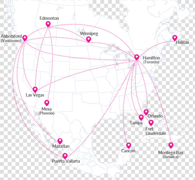 Flight Path Puerto Vallarta To Vancouver  HD Png DownloadTransparent PNG