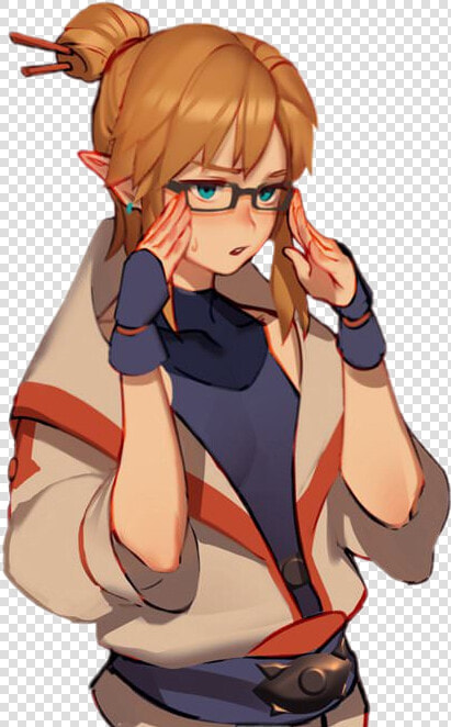  link  zelda   Link With Glasses  HD Png DownloadTransparent PNG