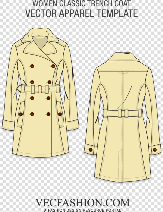 Jacket Clipart Trench Coat  HD Png DownloadTransparent PNG