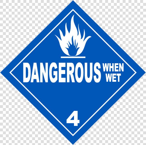 Transparent Wet Floor Sign Png   Dangerous When Wet Placard  Png DownloadTransparent PNG