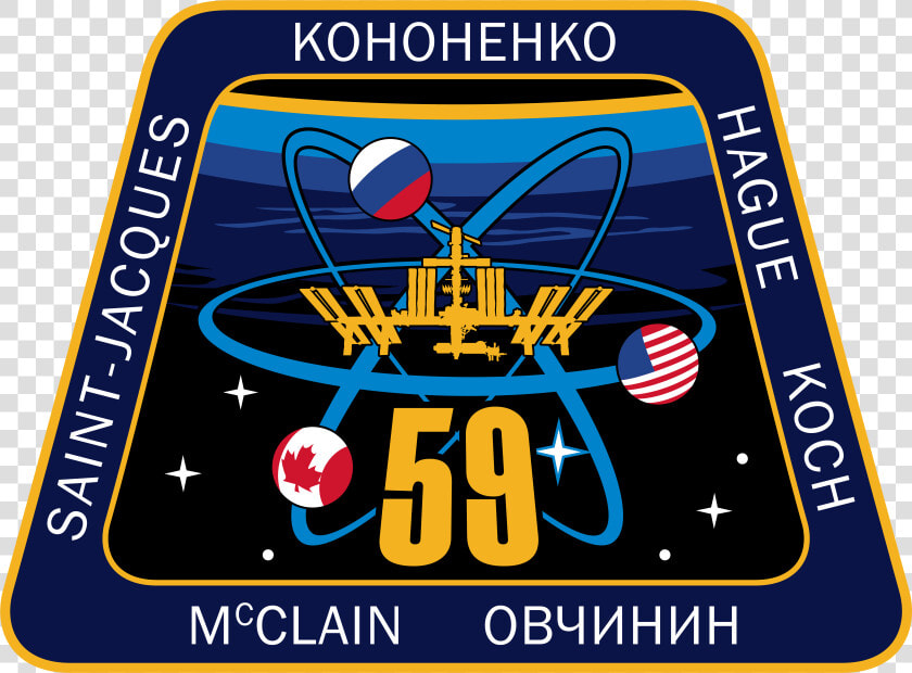 Iss Expedition 59 Patch  HD Png DownloadTransparent PNG