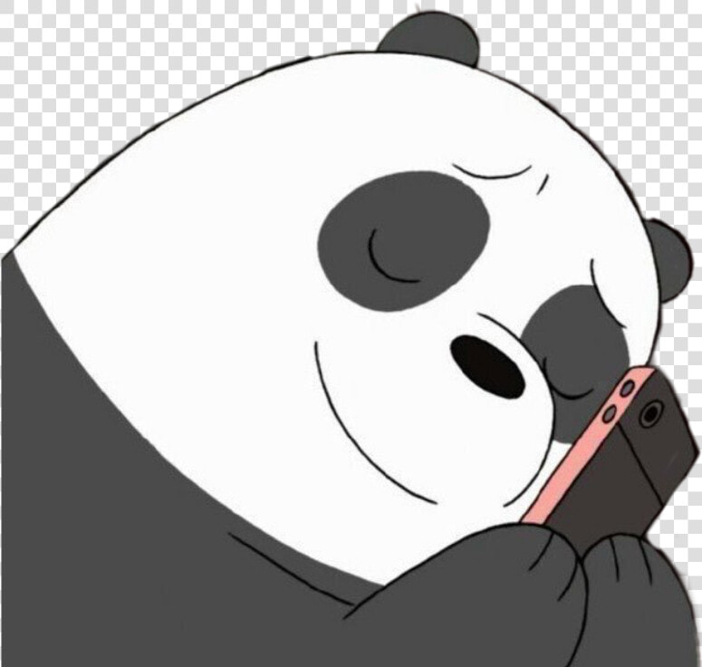 Transparent Panda Bear Clipart Black And White   Panda From We Bare Bears  HD Png DownloadTransparent PNG