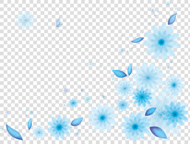 Ftestickers Watercolor Flowers Border Corner Blue   Flower  HD Png DownloadTransparent PNG