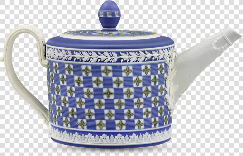 Wedgwood Acanthus Leaf Jasper dip Teapot   Wedgwood  HD Png DownloadTransparent PNG