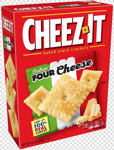 Cheez It Cheez it Italian Four Cheese Baked Snack Crackers   Cheez It White Cheddar Crackers  HD Png DownloadTransparent PNG