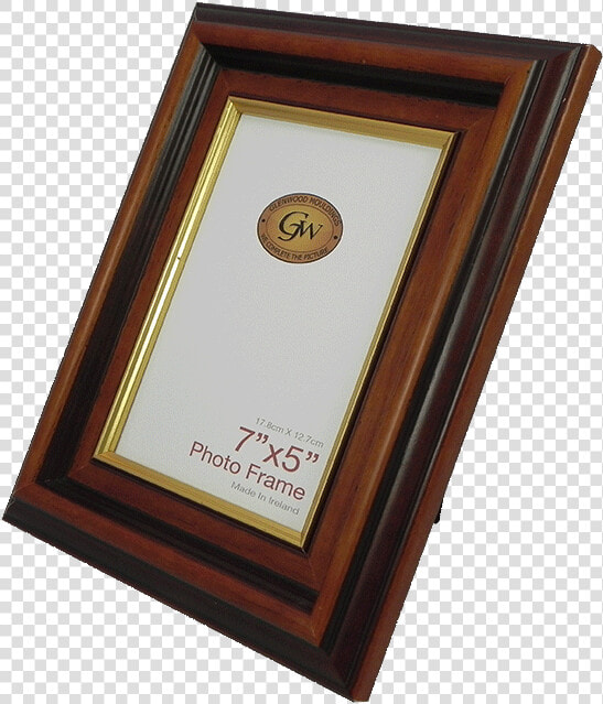 Brown With Gold Line Photo Frame   Picture Frame  HD Png DownloadTransparent PNG