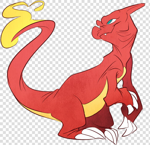 Charmeleonnice  Timid  Lovely charmeleon For A Change   Cartoon  HD Png DownloadTransparent PNG