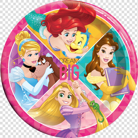 Plato Chico Princesas De Disney   Cartoon  HD Png DownloadTransparent PNG