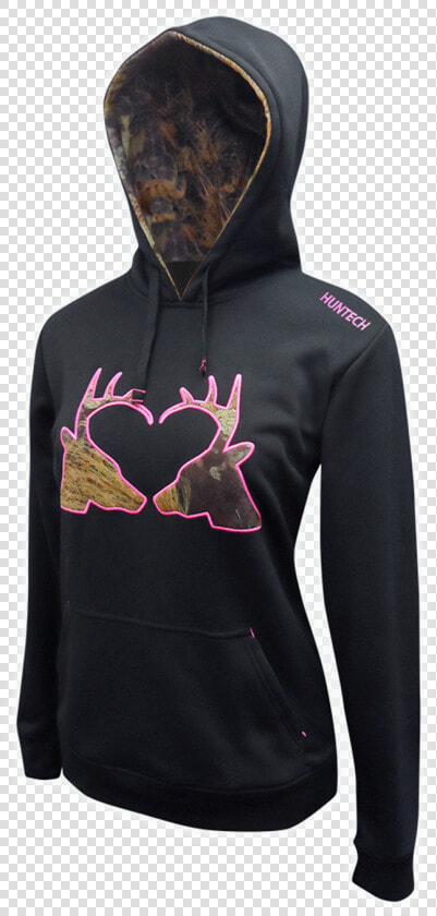 Huntech Womens Stag Hoodie   Hoodie  HD Png DownloadTransparent PNG