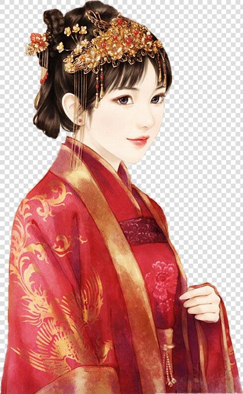 Asian Beauty  Chinese  Fantasy  Illustration Art   Transparent Chinese Girl Art  HD Png DownloadTransparent PNG