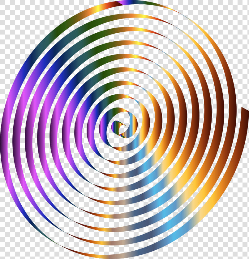 Chromatic 3d Spiral Clip Arts   3 D Spiral  HD Png DownloadTransparent PNG