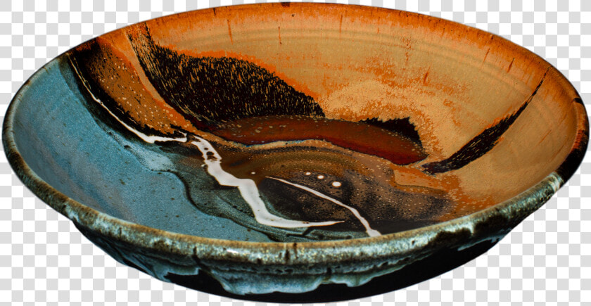 Sage brown And Red Handmade Pottery Bowl   Ceramic  HD Png DownloadTransparent PNG