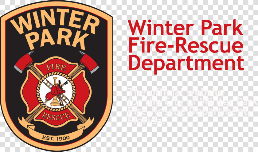 Winter Park Fire rescue Department   Winter Park Fire Department Logo  HD Png DownloadTransparent PNG