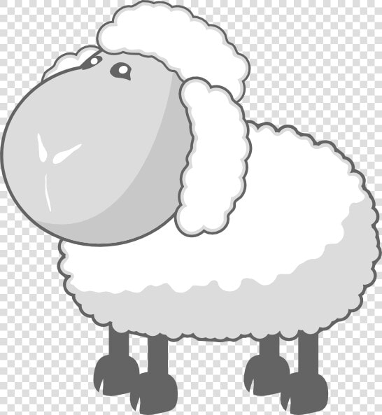 Sheep In Gray Clip Art At Clkercom Vector Clip Art   Baa Baa Wooly Sheep  HD Png DownloadTransparent PNG