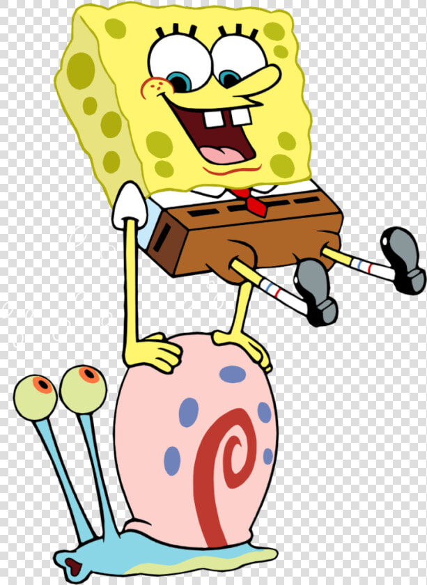 Transparent Sponge Bob Png   Gary And Spongebob Clipart  Png DownloadTransparent PNG