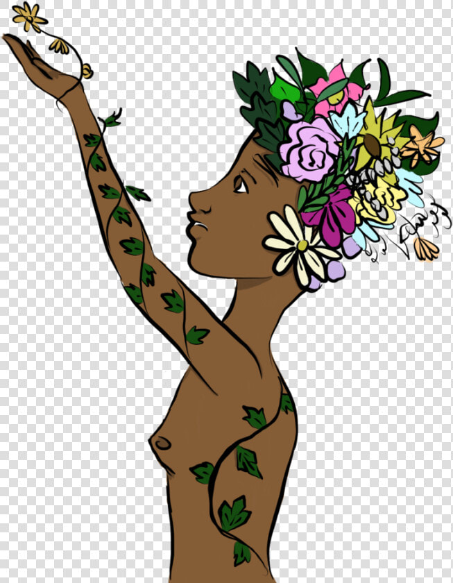 Dryad   Cartoon  HD Png DownloadTransparent PNG