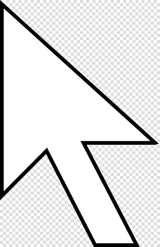 Cursor Arrow Martin Koz   Mouse Pointer Black Background  HD Png DownloadTransparent PNG