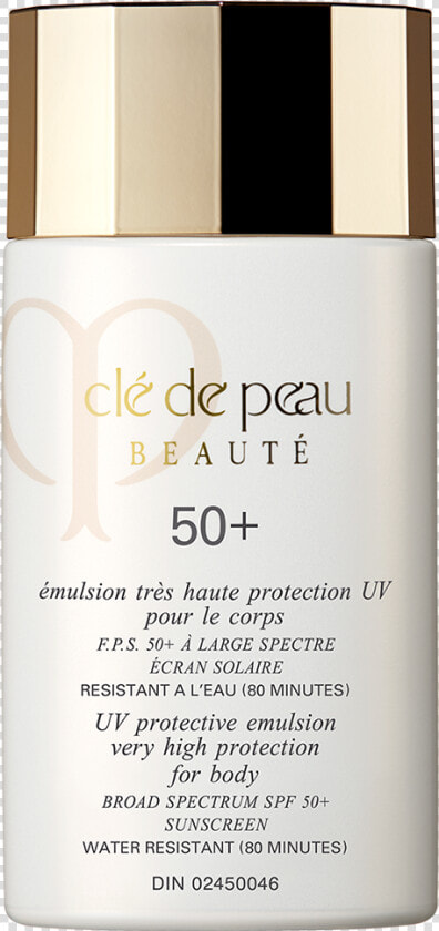 Uv Protective Emulsion Very High Protection For Body   Cle De Peau Beaute Uv Protective Emulsion  HD Png DownloadTransparent PNG