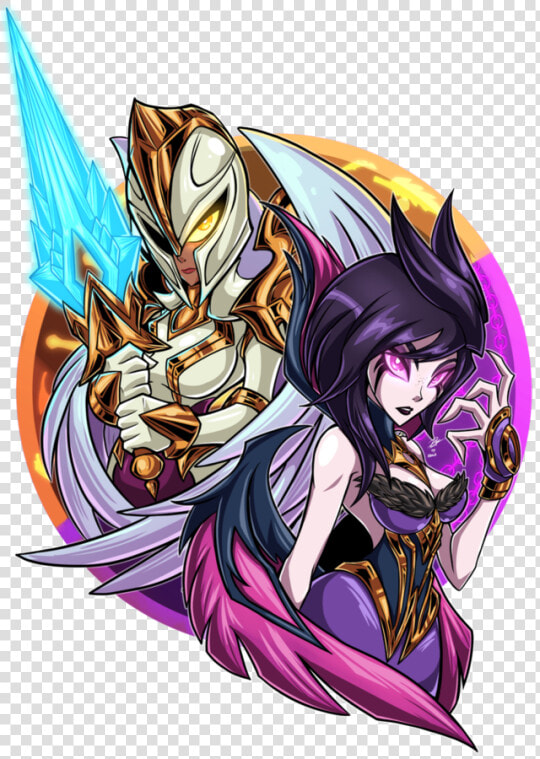 League Of Legends Kayle And Morgana  HD Png DownloadTransparent PNG