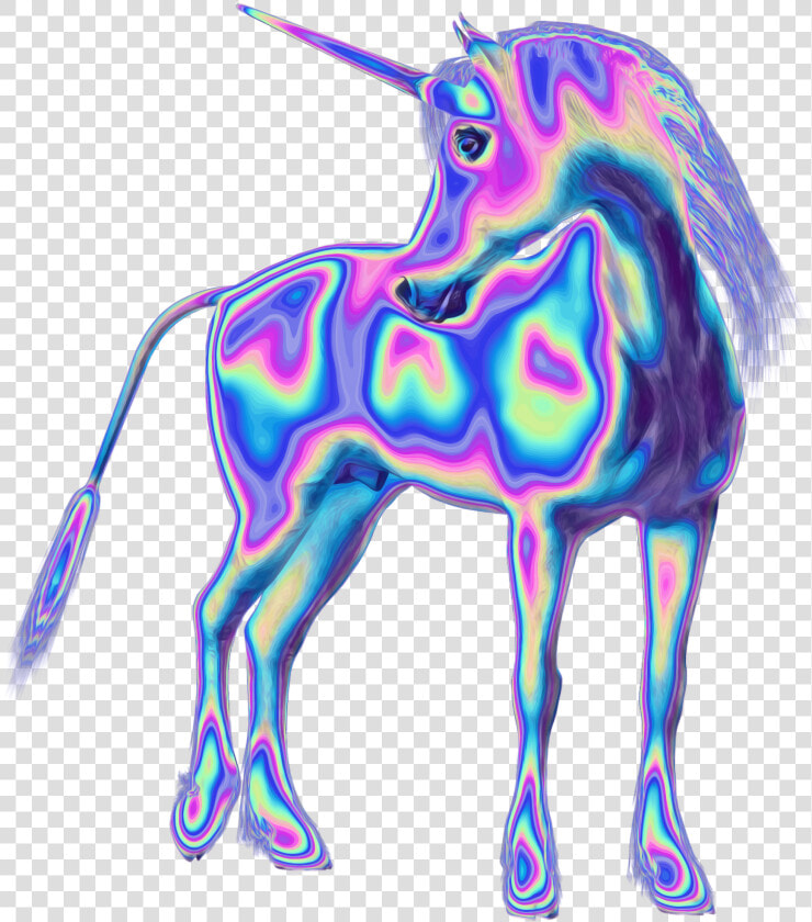  unicorn  holo  holographic  tumblr  vaporwave  aesthetic   Unicorn Aesthetic Png  Transparent PngTransparent PNG