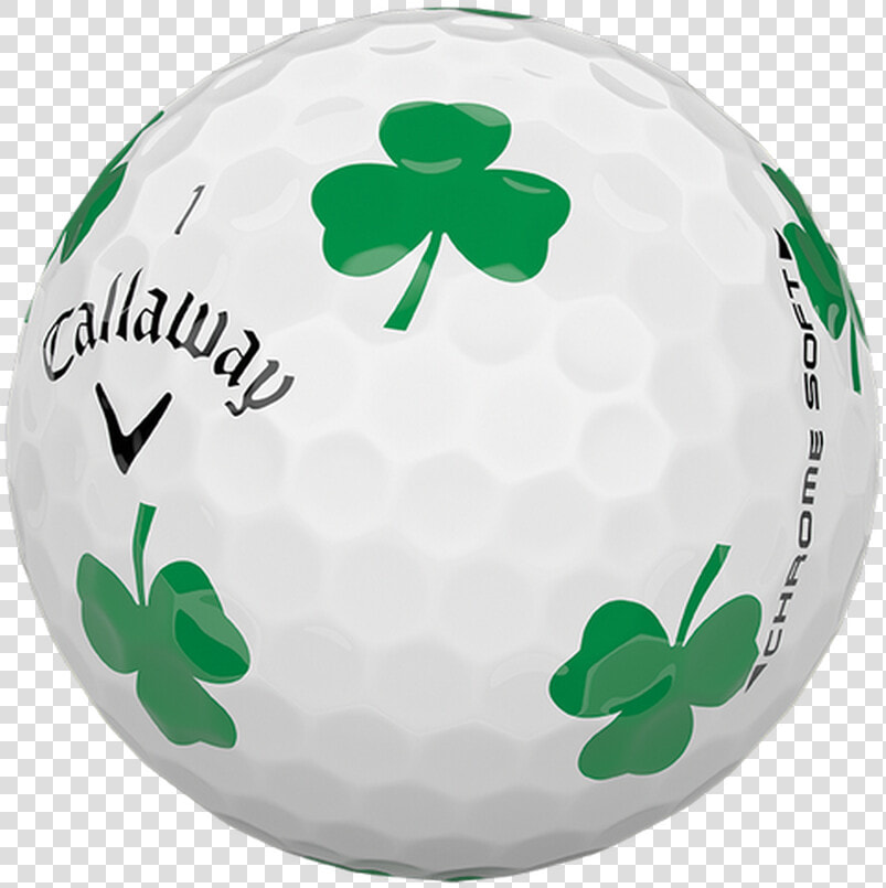 Callaway Chrome Soft Truvis Shamrock Golf Balls   Callaway Clover Golf Balls  HD Png DownloadTransparent PNG