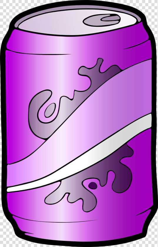 Cola  Drink  Junk Food  Pop  Refreshment  Soda   Purple Soda Can Png  Transparent PngTransparent PNG