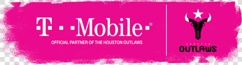 T mobile  amp  Houston Outlaws   Parallel  HD Png DownloadTransparent PNG