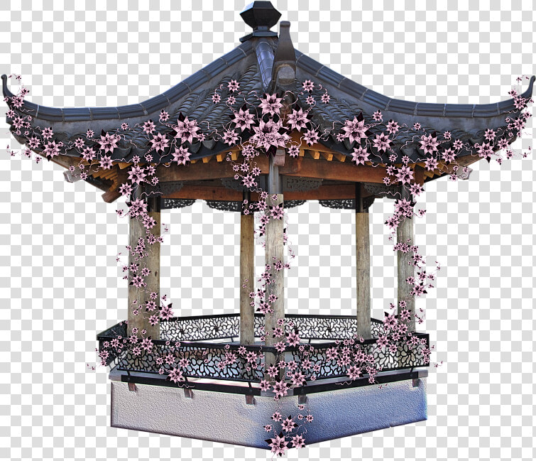 01 Tp Blossomdeco 01a Tp Bridge 02 Tp Butterfly   Gazebo  HD Png DownloadTransparent PNG